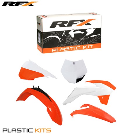 RFX Plastic Kit KTM (OEM 15) SX85 13-16 (5 Pc Kit) w/Left Airbox Cover