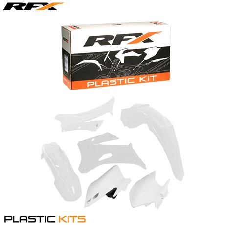 RFX Plastic Kit Yamaha (White) WRF250 07-13 WRF450 07-11 (4 Pc Kit)