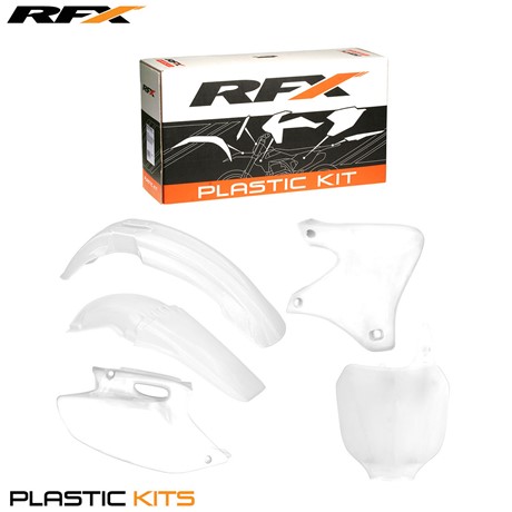 RFX Plastic Kit Yamaha (White) YZF250-400-426 00-02 (5 Pc Kit)