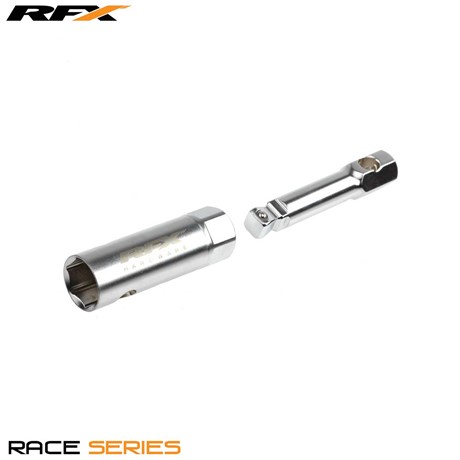 RFX Race Series Deep Type Plug Spanner (Silver) Size 10mm Thread / 16mm AF (NGK C Type)