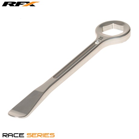 RFX Race Series Spoon & Spanner end Tyre Lever (Silver) Universal 22mm Spanner