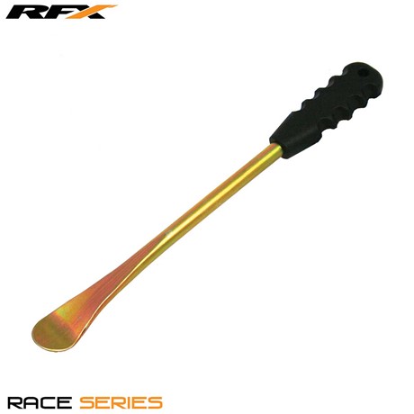 RFX Race Single Spoon end Tyre Lever (Gold) Universal with Black Handle 270mm / 11in Long